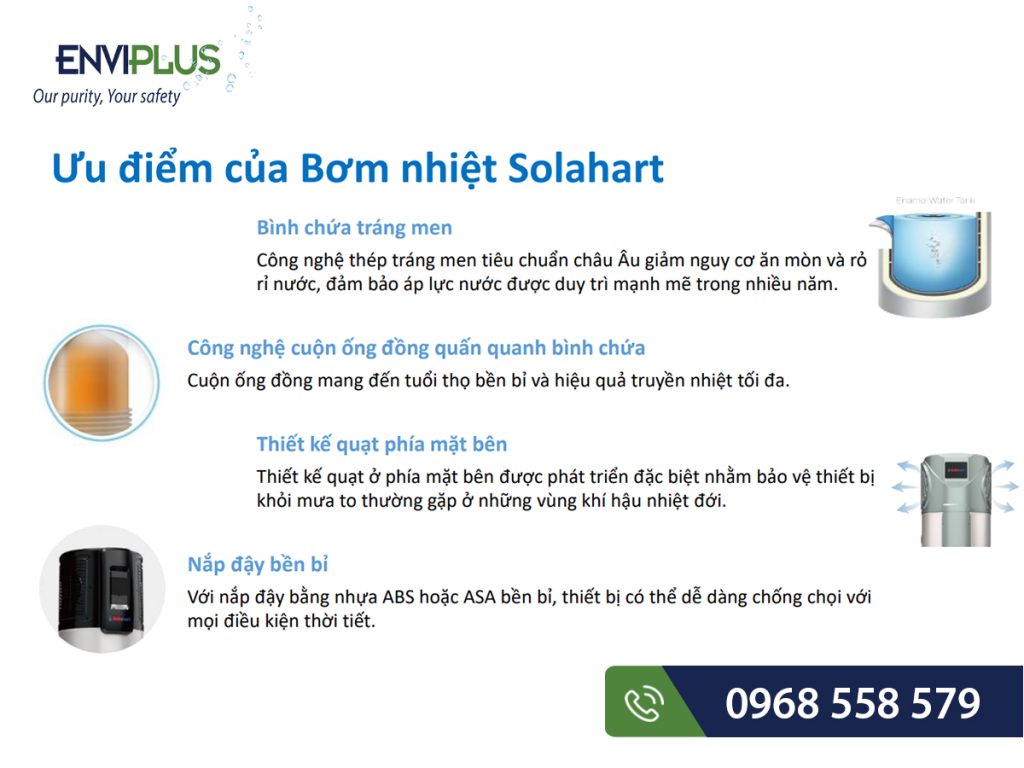 Điểm nối bật của Heat Pump Solahart