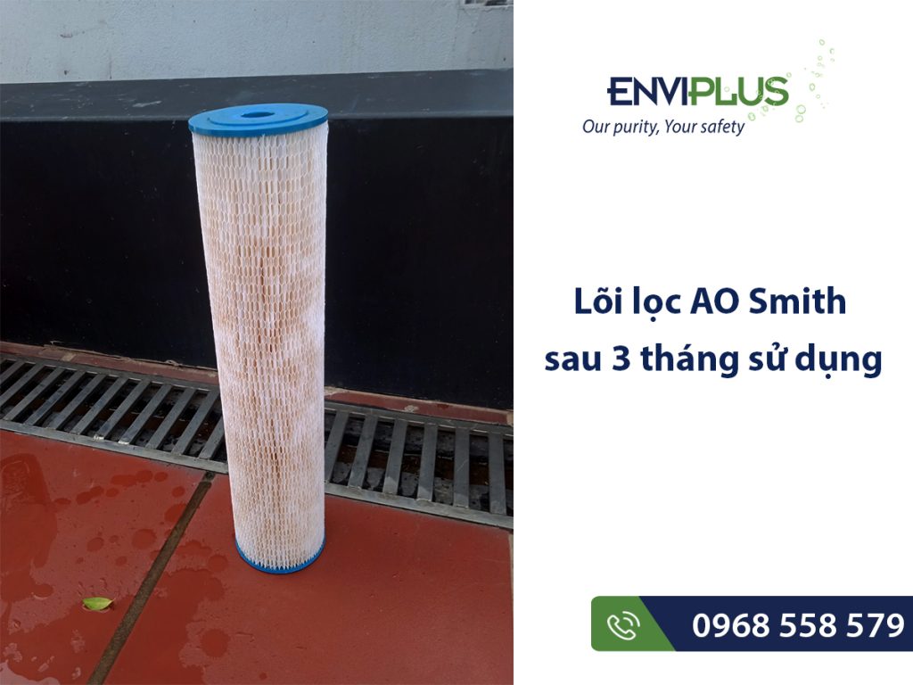 Lõi lọc tổng AO Smith được thay bởi Enviplus 