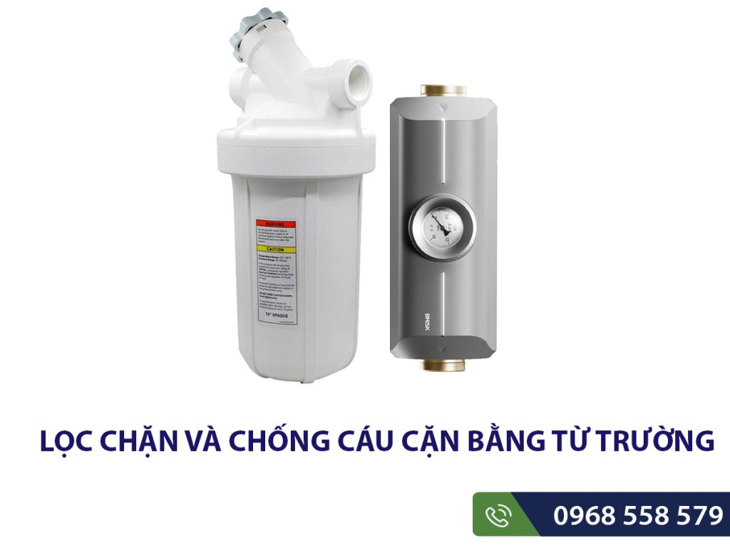 Lọc chặn và chống cáu cặn bằng từ trường cho nhà cho thuê