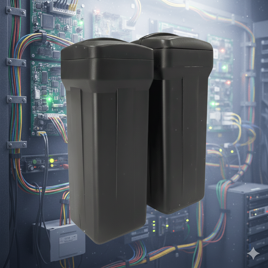 Các dung tích thùng muối hoàn nguyên màu đen 70L 100L 500L 1000L tại kho Enviplus Việt Nam.