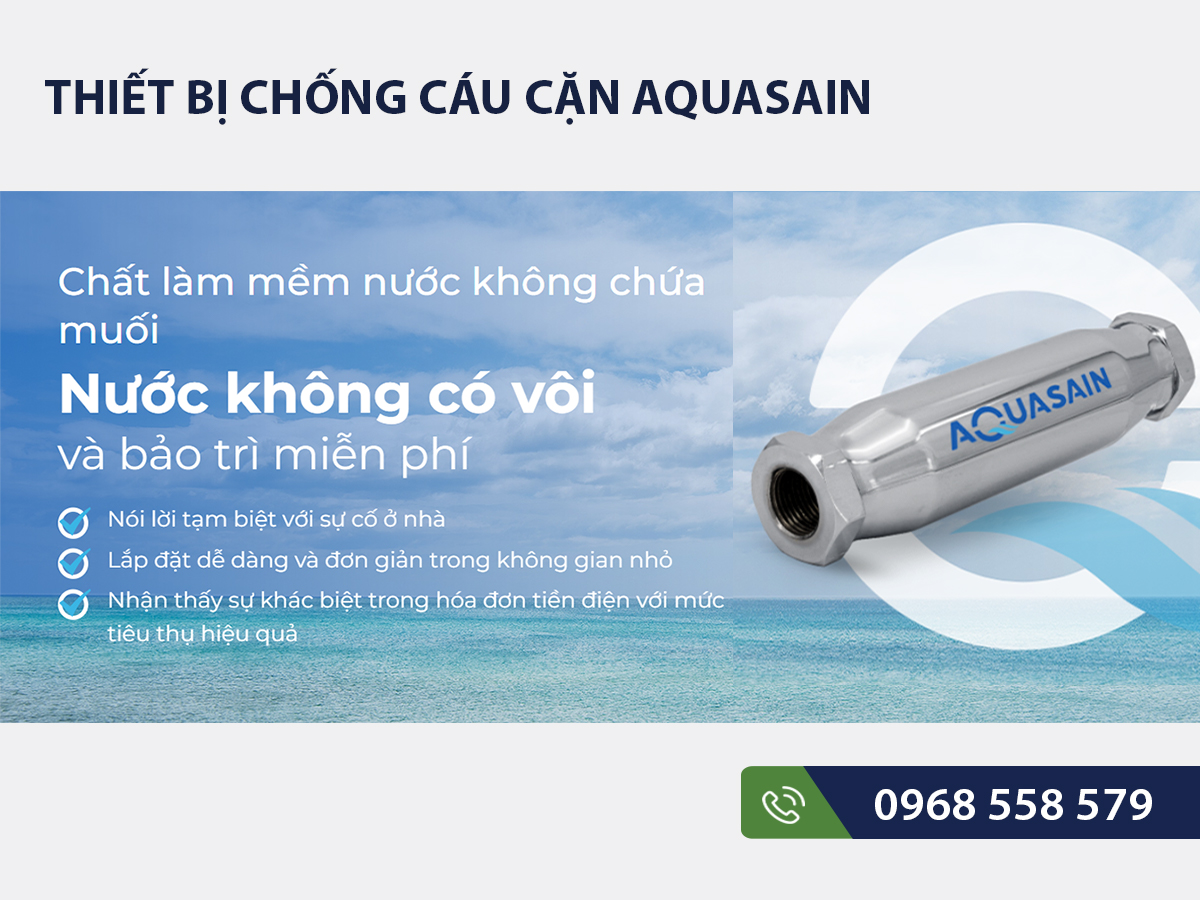 Thiết bị chống cáu cặn Aquasain