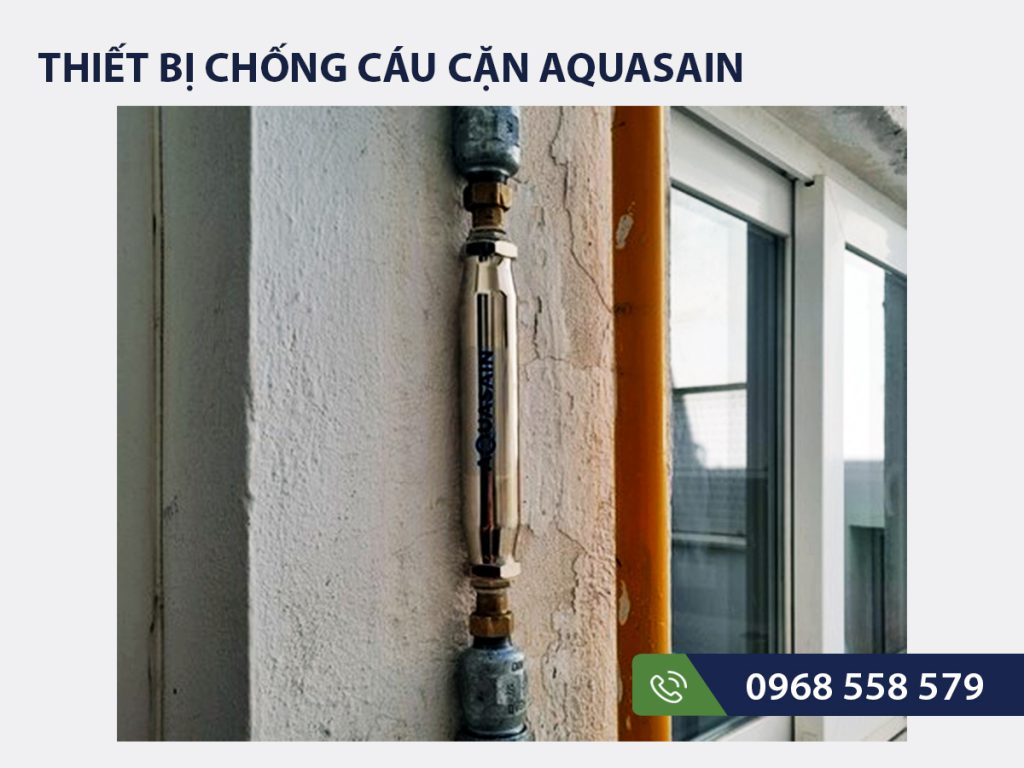 Thiết bị chống cáu cặn nhỏ gọn không dùng muối