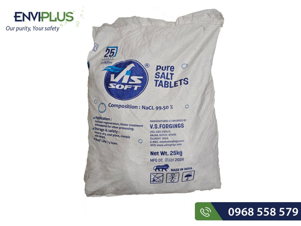 Muối hoàn nguyên Vis-soft Ấn Độ 25 Kg