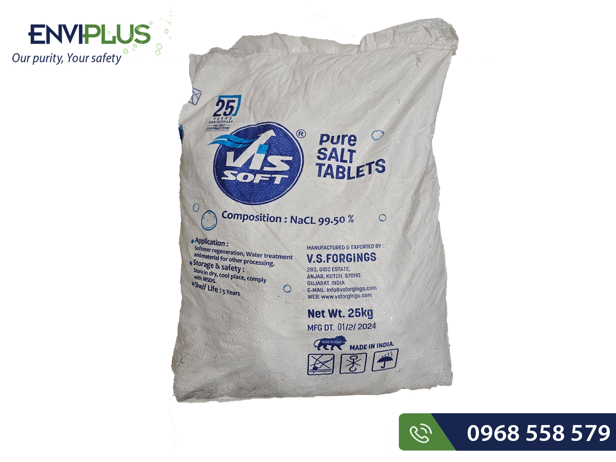 Muối Hoàn Nguyên Ấn Độ Vissoft: Báo Giá 2026 & Bí Quyết Bảo Vệ Hệ Thống Lọc